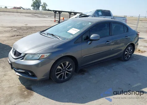 2013 Honda Civic Ex-L из США, поврежденный, VIN 2HGFB2F94DH504396